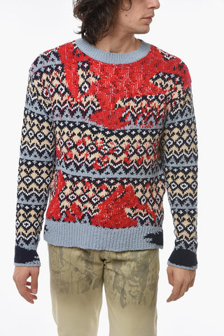 Maglia SUBMERGE NORDIC Girocollo in Misto Cotone