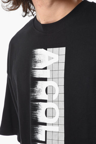 Maxi T-shirt Girocollo con Stampa Logo