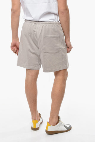Shorts a 3 Tasche con Elastico in Vita