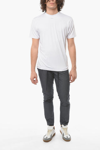 Solid Color Crew-neck RASH GUARD T-Shirt