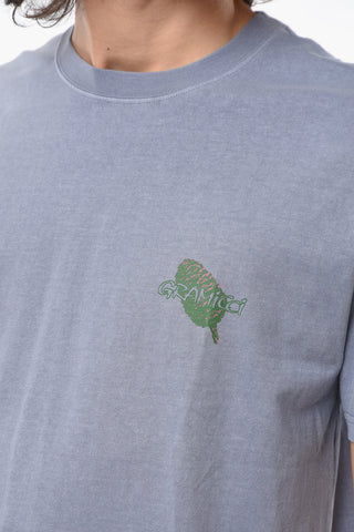 Back Printed Crew-neck CALIFORNIA TREES T-Shirt