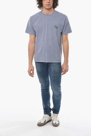 Back Printed Crew-neck CALIFORNIA TREES T-Shirt