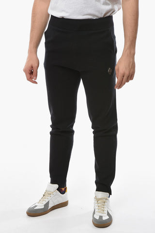Drawstring Waist Tech Fabric Pants
