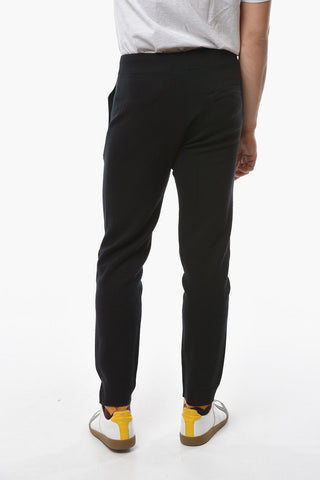 Drawstring Waist Tech Fabric Pants
