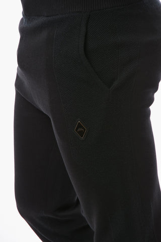 Drawstring Waist Tech Fabric Pants