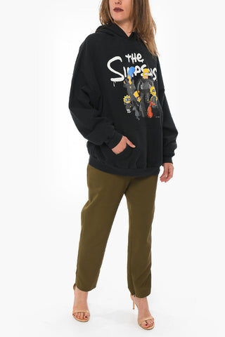 Felpa UNISEX Oversized THE SIMPSON con Cappuccio