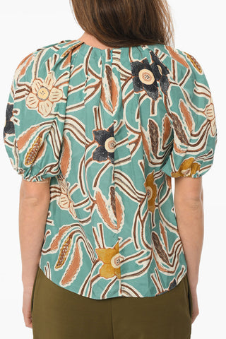 Topaz ANILA Blouse with Puffed Sleeves