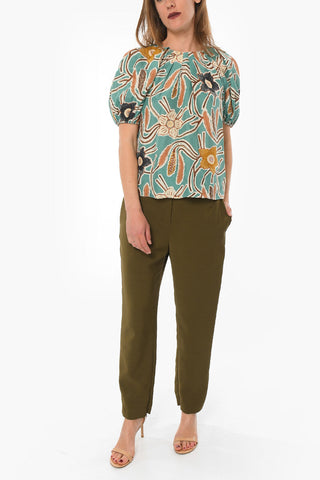 Topaz ANILA Blouse with Puffed Sleeves