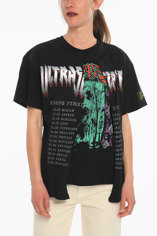 Crewneck Printed ULTRASCEPTRE Asymmetic T-shirt