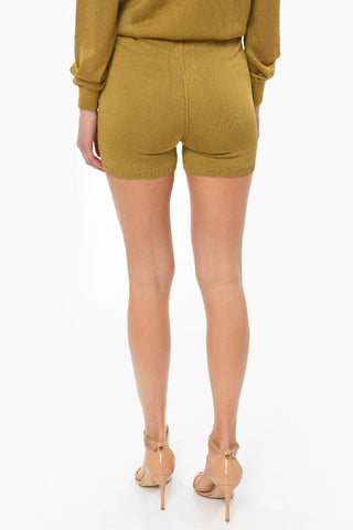 Knitted BUTTERFLY Lurex Shorts