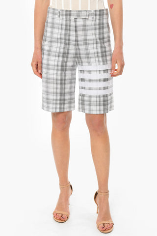 Checkered 4 STRIPES Shorts