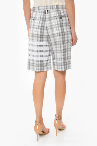 Checkered 4 STRIPES Shorts