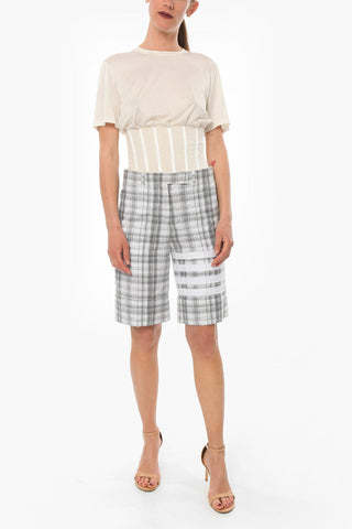 Checkered 4 STRIPES Shorts
