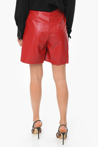 Shorts LACUNA in Nappa a Vita Alta