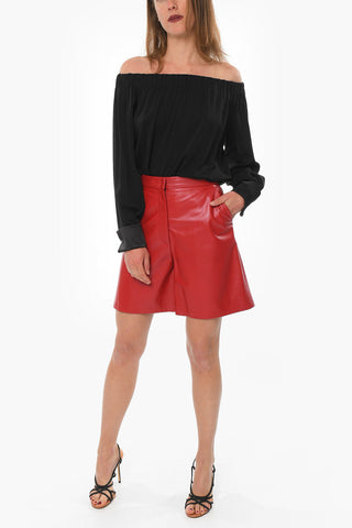 Shorts LACUNA in Nappa a Vita Alta