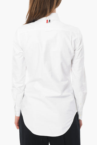 Openwork Detail HOT AIR BALLOON Cotton Shirt