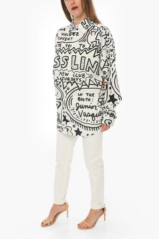 KEITH HARING Camicia in Cotone UNISEX con Stampa