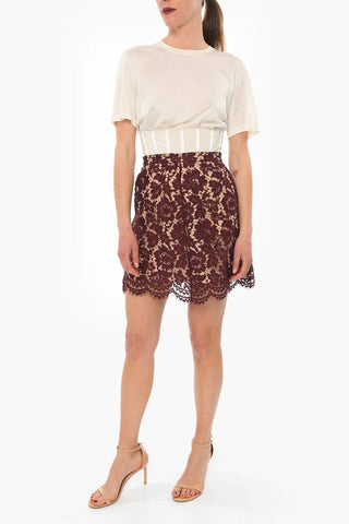 Lace Tight Miniskirt with Petticoat