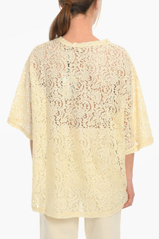 Creneck Lace VENICE BEACH Printed T-shirt