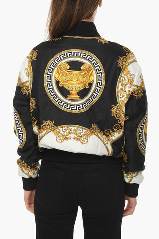 Zipped COUPE DES DIEUX Bomber Jacket with Ribbed Detailing