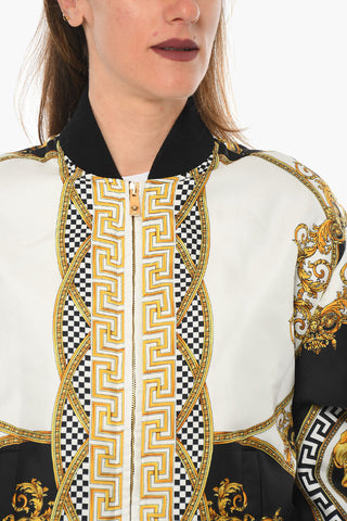 Zipped COUPE DES DIEUX Bomber Jacket with Ribbed Detailing