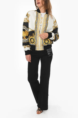 Zipped COUPE DES DIEUX Bomber Jacket with Ribbed Detailing