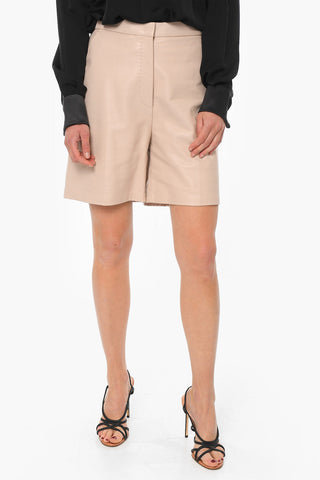 Shorts LACUNA in Nappa a Vita Alta