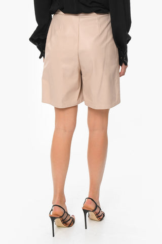 Shorts LACUNA in Nappa a Vita Alta
