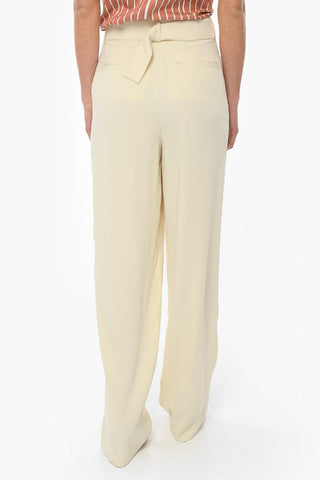 Single-pleated Wide-leg Pants