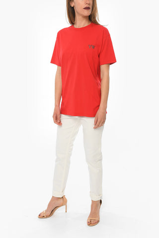 Embroidered Logo CLASSIC Crewneck T-shirt