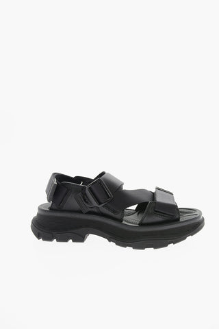 Fabric and Rubber TREAD Sandals with Logoed Buckle