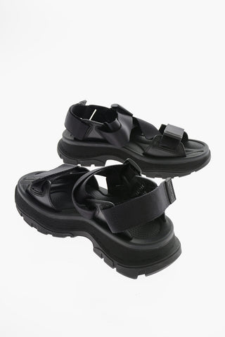 Fabric and Rubber TREAD Sandals with Logoed Buckle