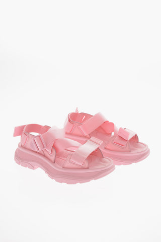 Fabric and Rubber TREAD Sandals with Logoed Buckle