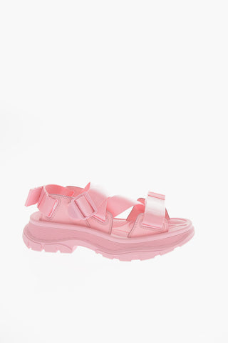 Fabric and Rubber TREAD Sandals with Logoed Buckle