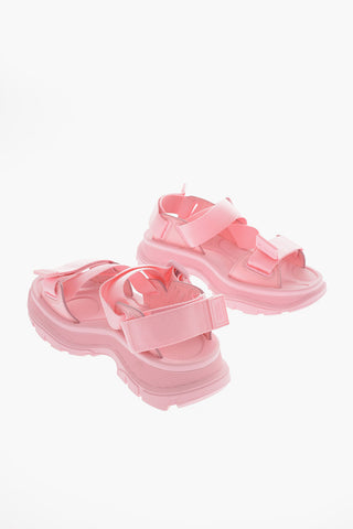 Fabric and Rubber TREAD Sandals with Logoed Buckle