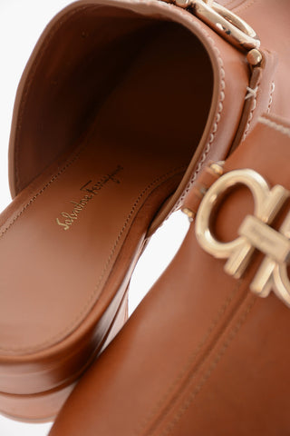 Calfskin PHOBOS Mules with Tapered Toe and GANCINI Buckle 4,5cm