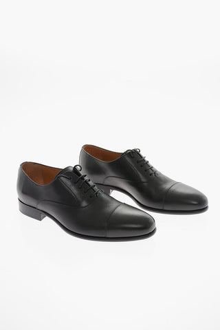 Leather Oxford Shoes With Leather Soles