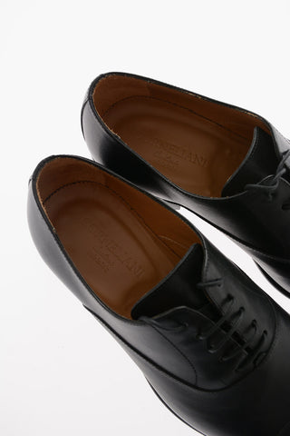 Leather Oxford Shoes With Leather Soles