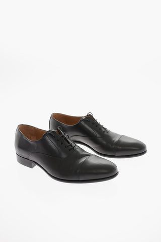 Leather Oxford Shoes with cuir Sole