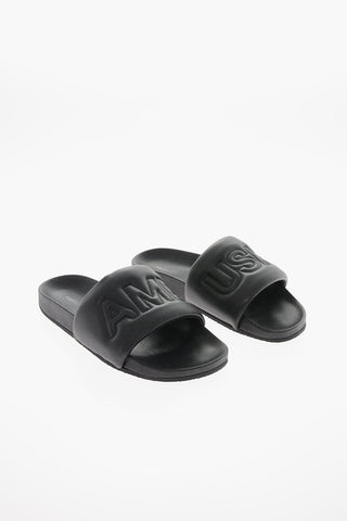 Quilted Leather Sliders
