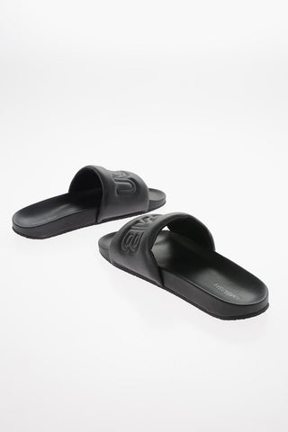 Quilted Leather Sliders