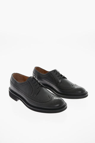 Scarpe Derby In Pelle Con Dettagli Brogues