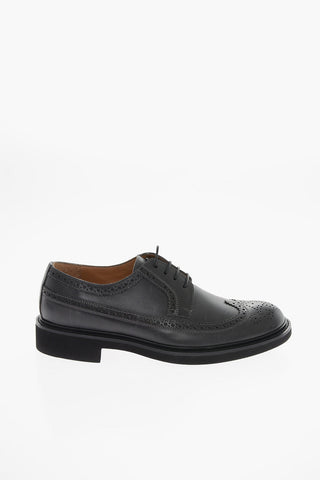 Scarpe Derby In Pelle Con Dettagli Brogues