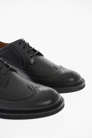 Scarpe Derby In Pelle Con Dettagli Brogues