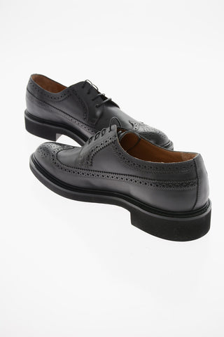 Scarpe Derby In Pelle Con Dettagli Brogues