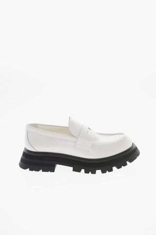 Brushed Calfskin WANDER Loafers with Cut-out Detailing