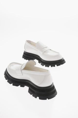 Brushed Calfskin WANDER Loafers with Cut-out Detailing