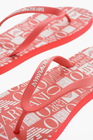 EMPORIO Monogram Motif Tubber Thong Sandals
