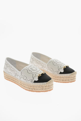 Calfskin GAL Espadrilles with Contrasting GANCINI Embroidery