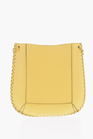 Grained-leather OSKAN NEW Hobo Bag with Removable Shoulder-strap